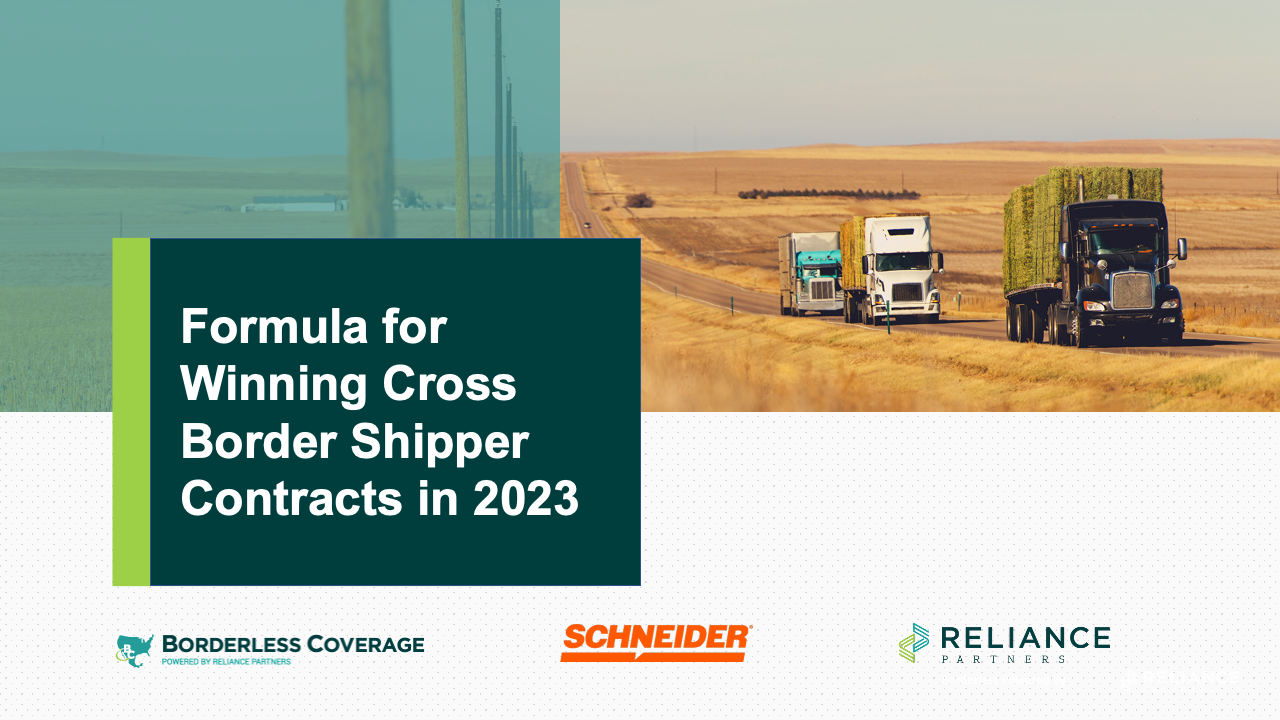 Formula for Winning Cross Border Shipper Contracts in 2023
